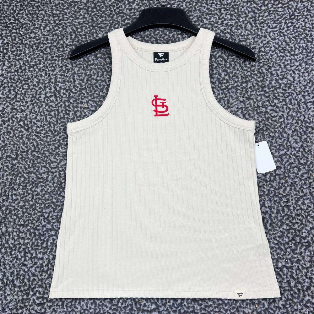 St. Louis Cardinals MLB Shirt Women Medium Fanatics Sleeveless Ribbed New M